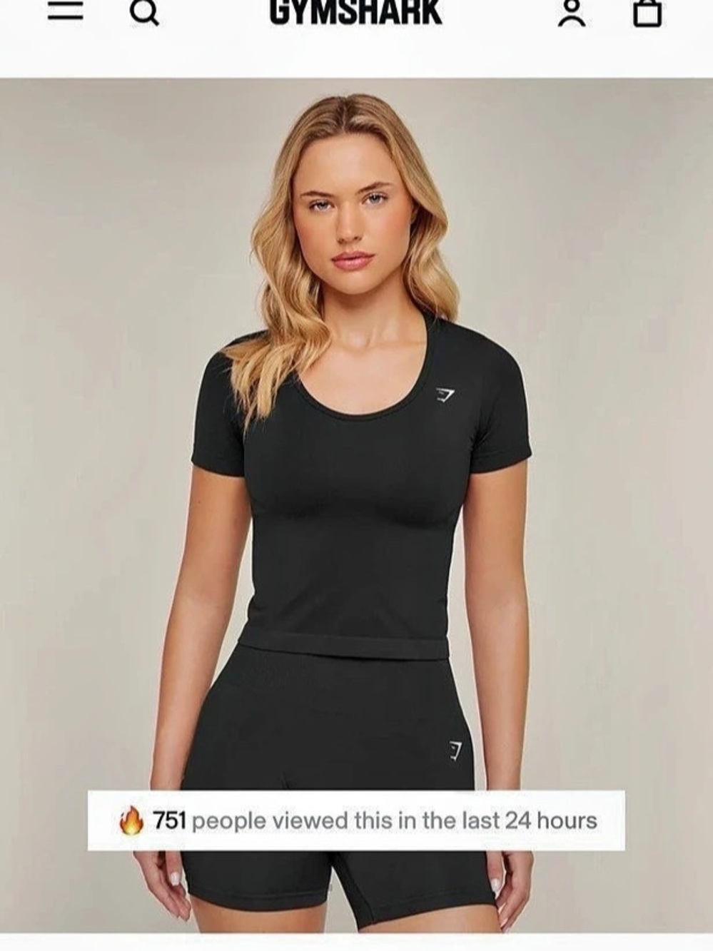 Gymshark Everyday Seamless Tight Fit Crew Neck Tee